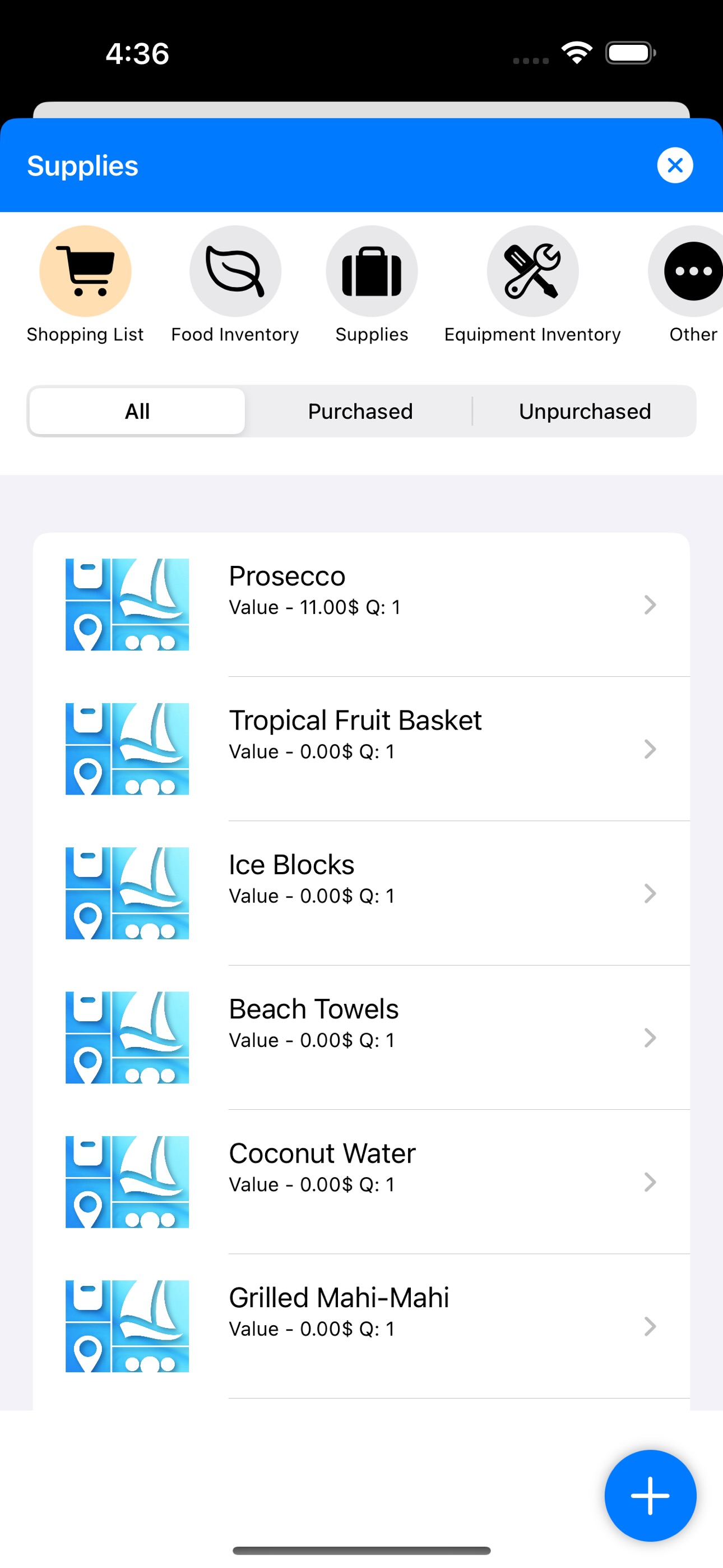 Provision Lists